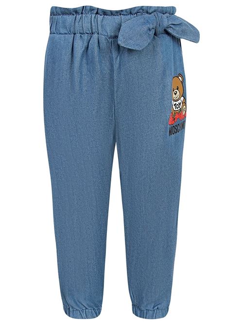 PANTALONE LUNGO MOSCHINO BABY | MDP02Q L0E07/40023